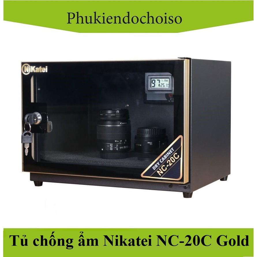 Tủ chống ẩm Nikatei NC-20C- Gold (Dung tích 20 lít)-China