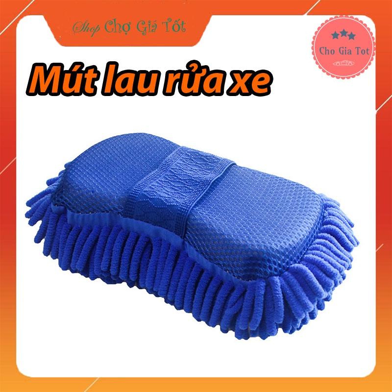 Miếng mút lau rửa ô tô xúc tu có quai xỏ tay