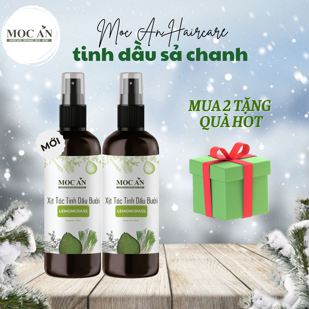 Xịt Bưởi Tinh Dầu Sả Chanh  Mộc Ân Haircare