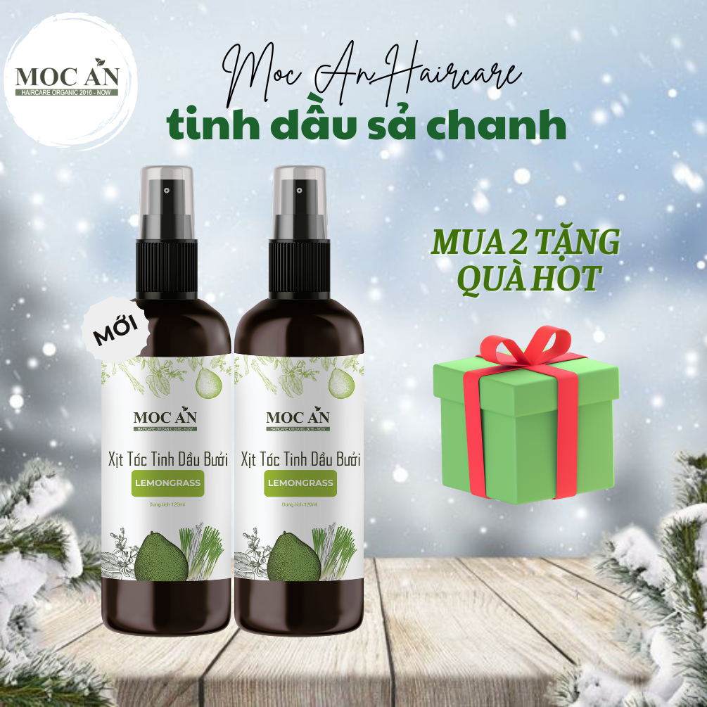 [BLEG120] Xịt Bưởi Tinh Dầu Sả Chanh [120ML] Mộc Ân Haircare