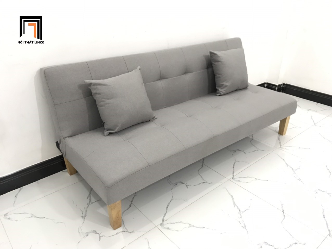 Ghế sofa bed thông minh xám ghi trắng nhiều kích cỡ