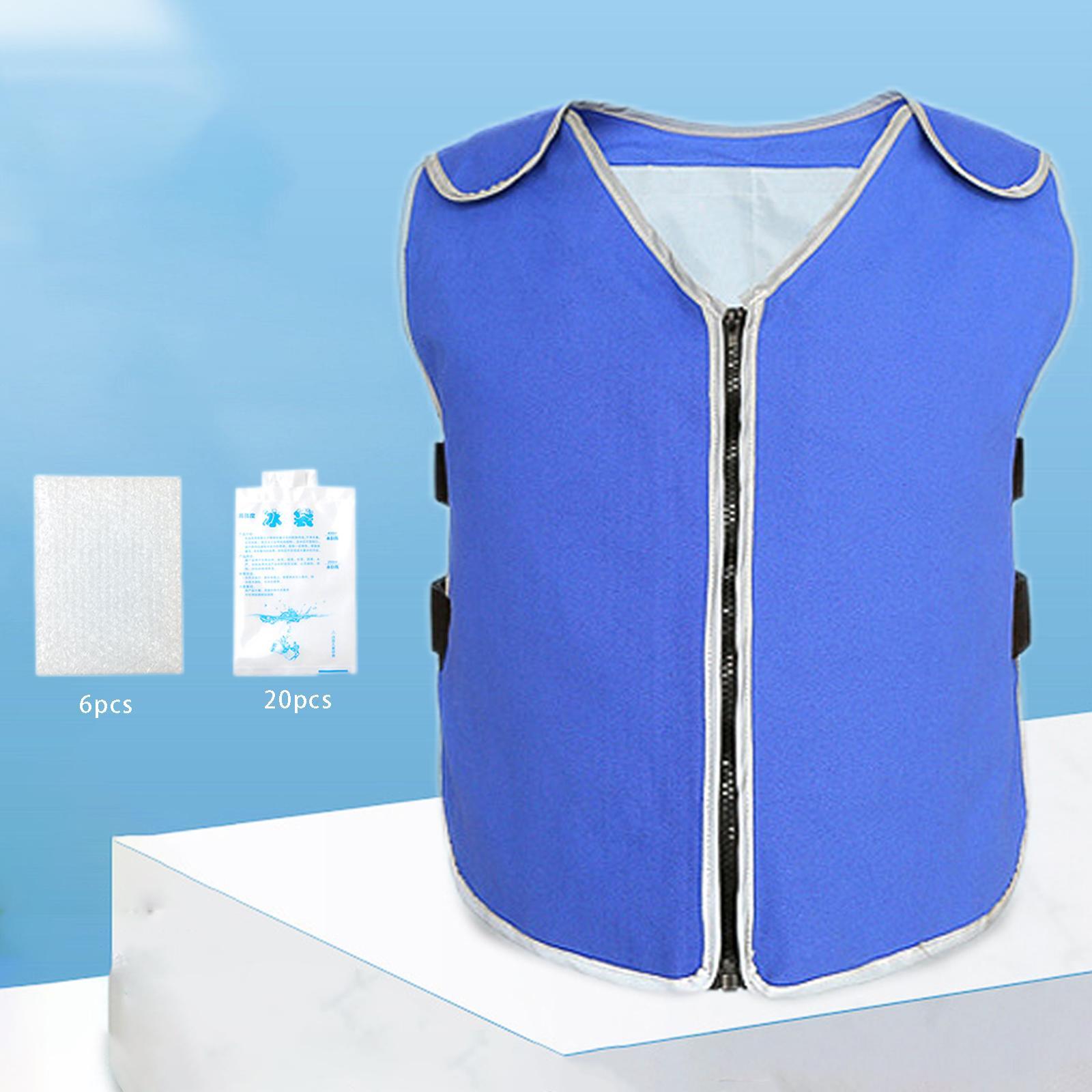 Cooling Vest with Reflective Strip Comfortable Cool Vest for Running Sport Unisex