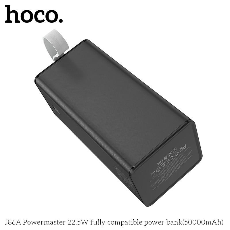 Sạc dự phòng nhanh 40.000, 50.000, 60.000 mAh Hoco J86/J86A/J86B 22.5W có đèn LED hàng chính hãng - 50000