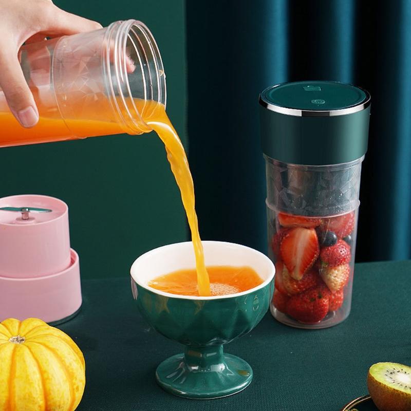 Di Động Cá Nhân Kích Thước Máy Xay Sinh Tố Lắc Và Sinh Tố Mini Jucier Cốc Rechargeble