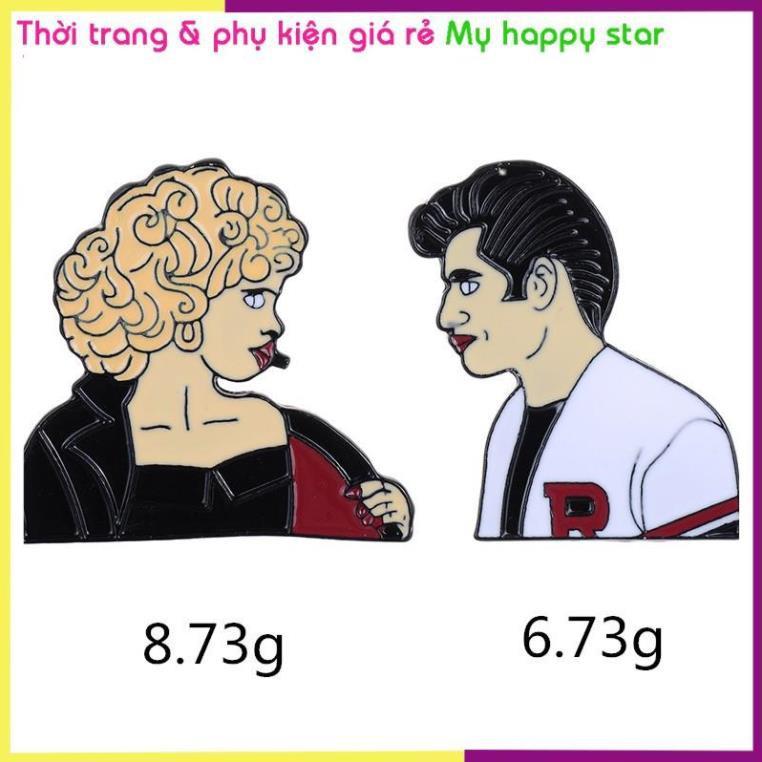 Ghim cài human dễ thương trang trí quần áo, ba lô, mũ, khăn...GC195