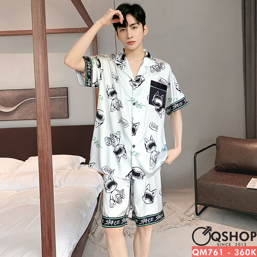 Bộ đồ pijama nam quần ngắn QM761 - QM762 - QM763