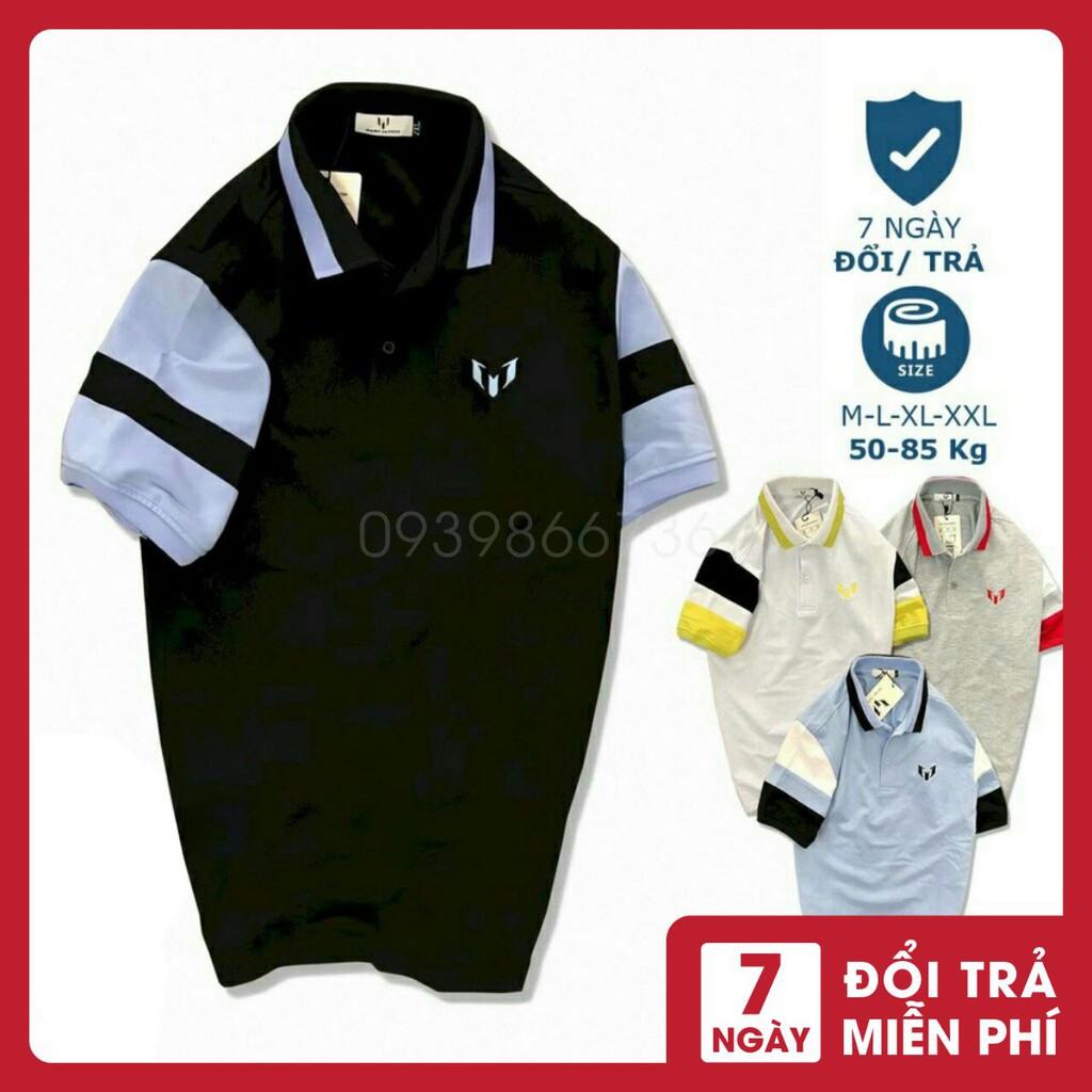 Áo thun Polo nam cổ trụ chất liệu vải cotton xuất xịn trẻ trung đơn giản ,phong cách hiên đại