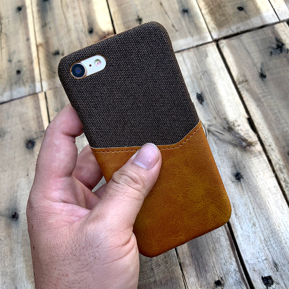Ốp lưng da vải kiêm ví dành cho iPhone 7 / iPhone 8