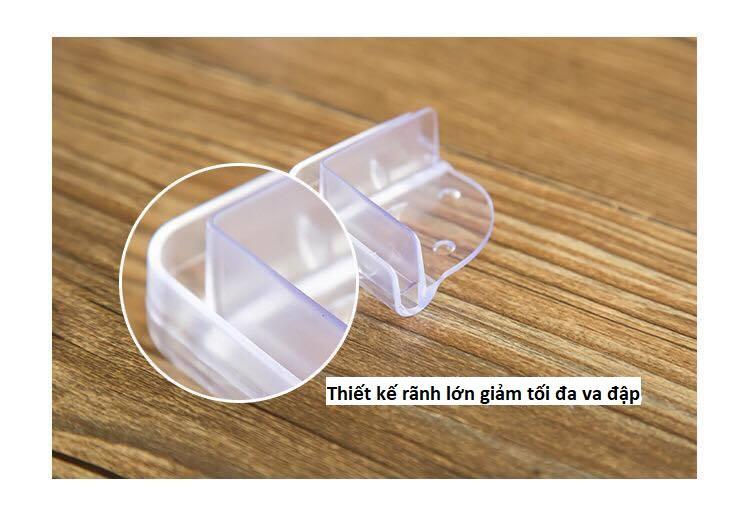 Combo 10 Miếng Silicon Bọc Cạnh Bàn, Góc Bàn - Loại Tốt