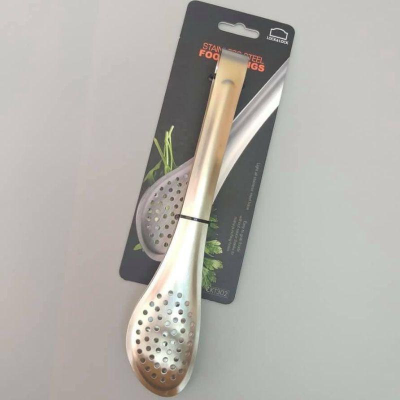 Dụng Cụ Kẹp Gắp Đồ Ăn Bằng Thép Không Gỉ Cao Cấp CKT302