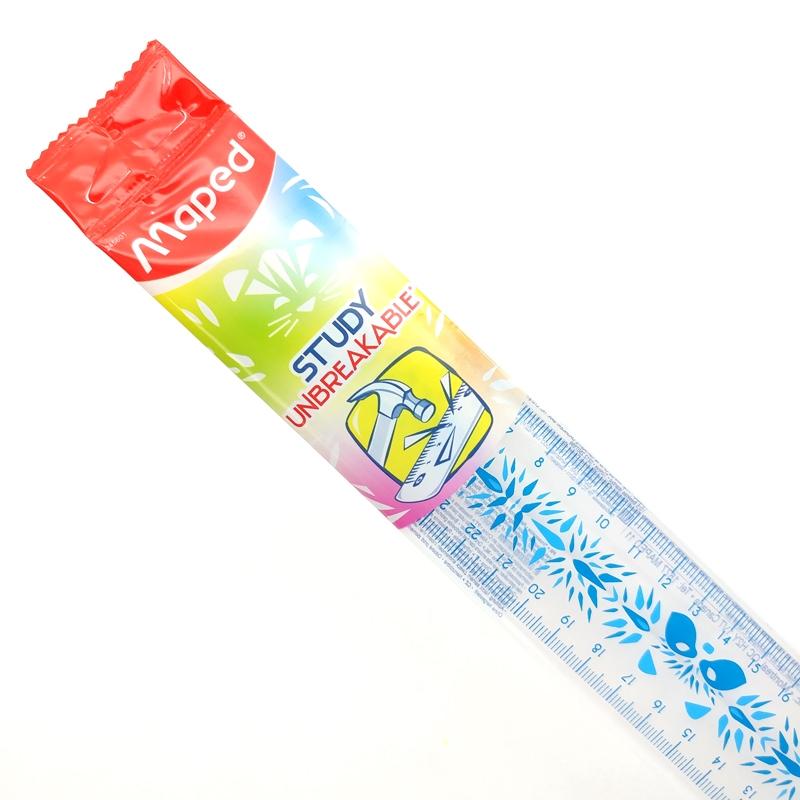 Bộ 2 Thước Không Gãy Maped Fancy 30cm 245601 - Màu Xanh