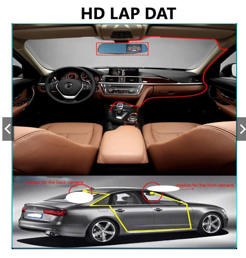 Camera hành trình ô tô xe hơi CAR365VN CHÍNH HÃNG, Màn Hình Cảm Ứng 10 Inch FULL HD1080 - CAR22