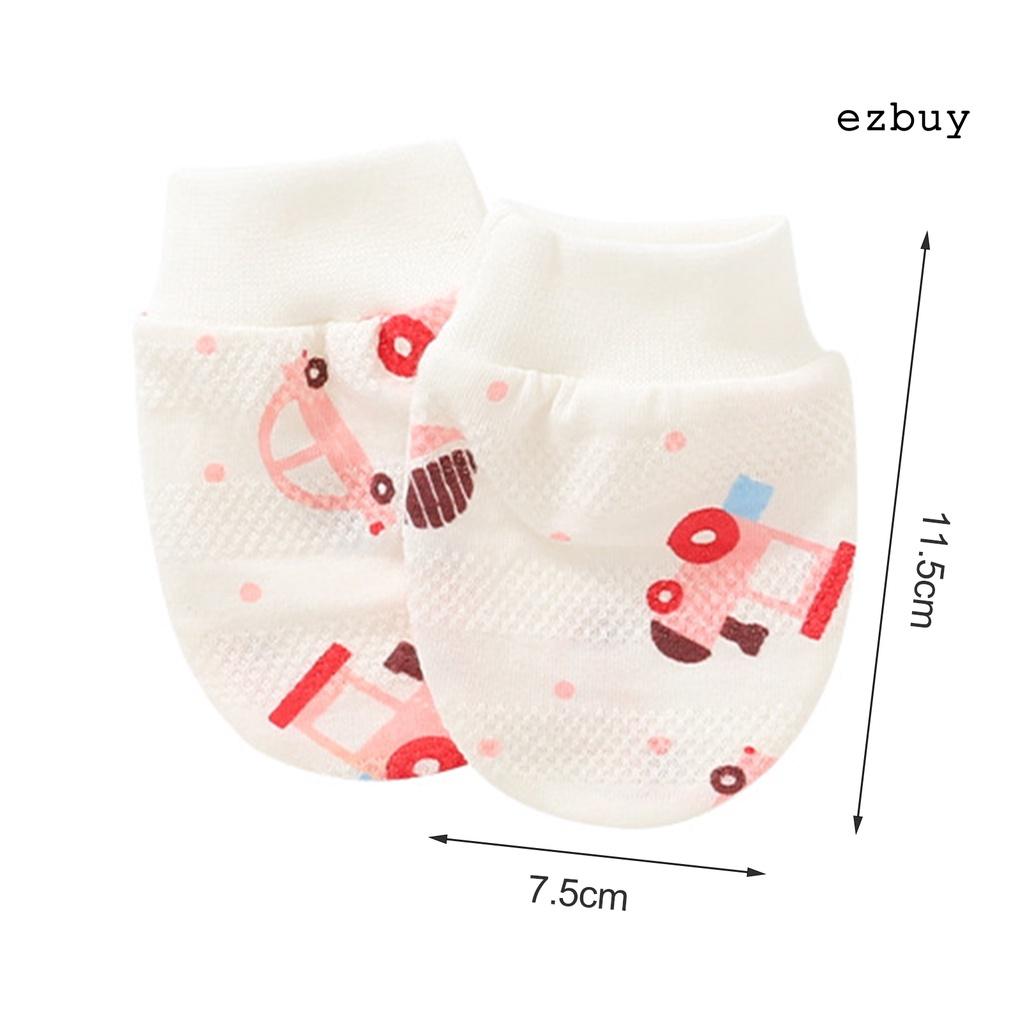 Vớ cotton bảo vệ tay chống trầy xước cho bé sơ sinh