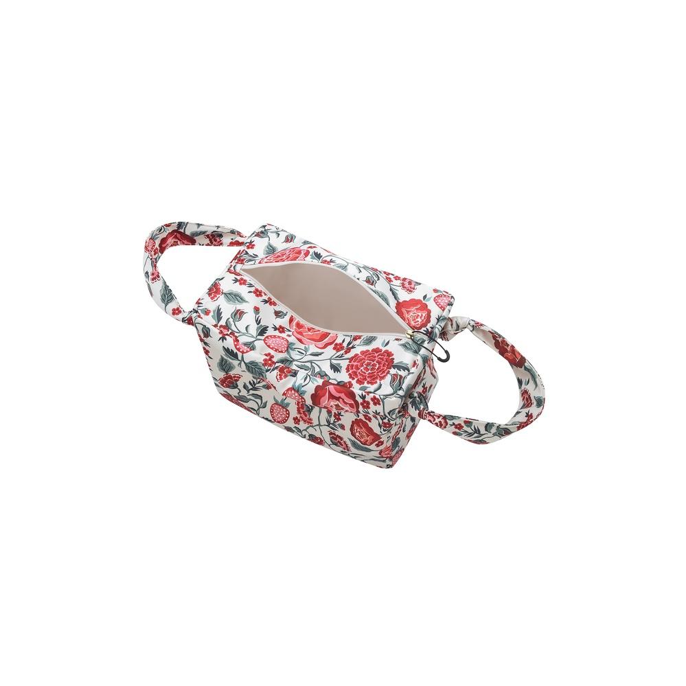 Cath Kidston - Túi đeo tay/Recycled Satin Grab Bucket Bag - Strawberry Garden - Cream/Pink -1041514