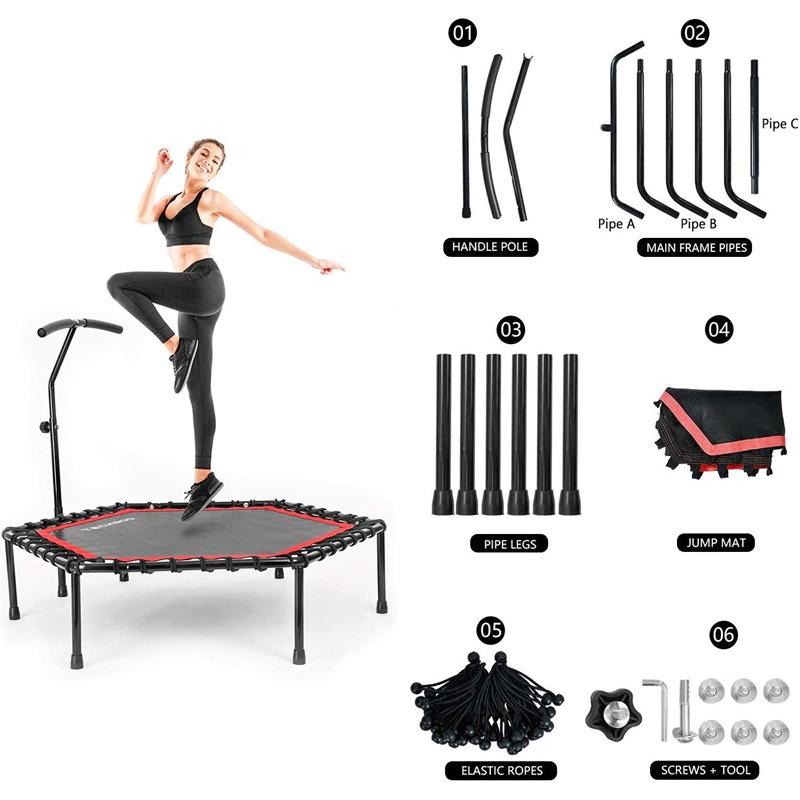 Sàn nhún nhảy Trampoline bungee phòng tập Yoga - gym- Family - Dây bungee rời Size 51 icnh