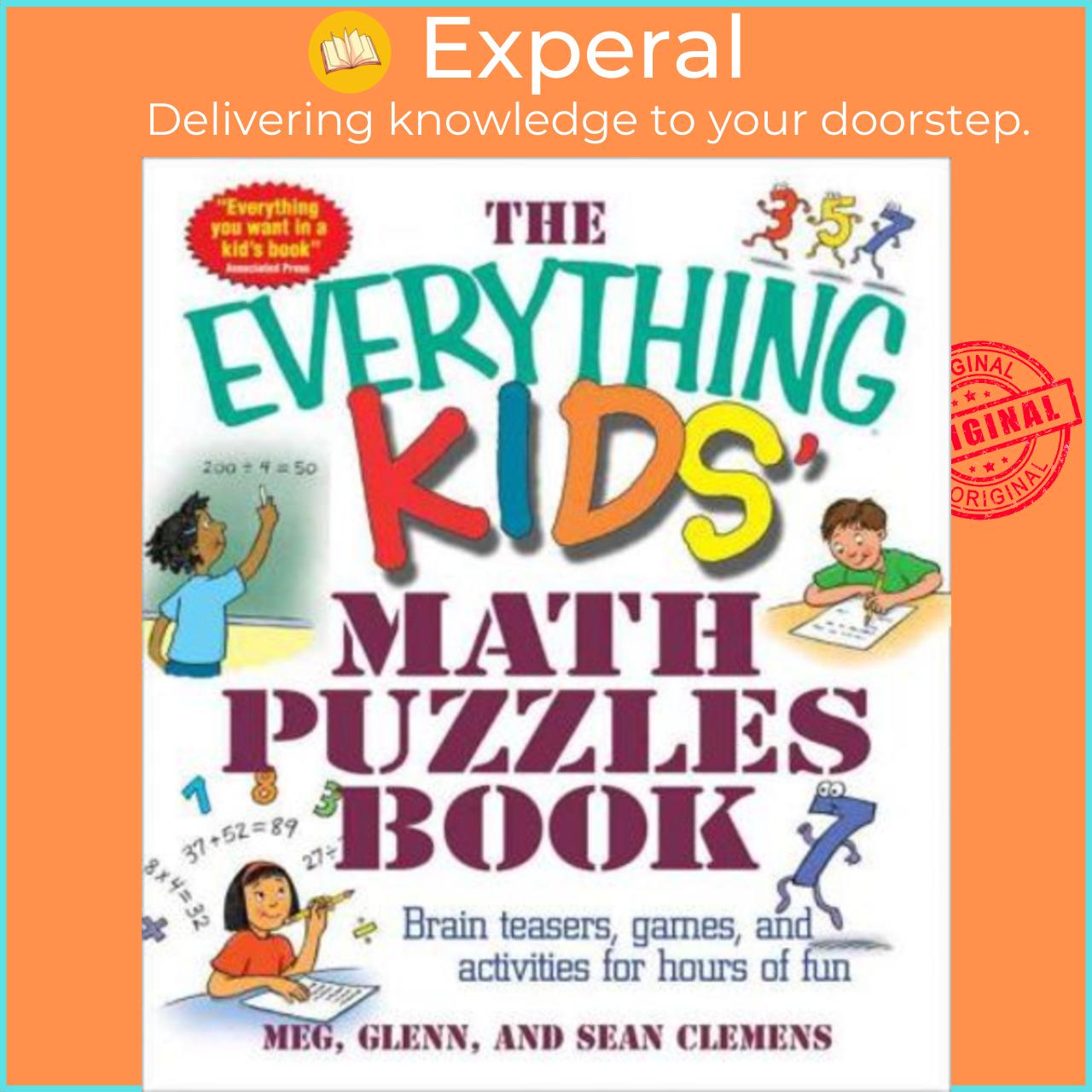 Sách - The Everything Kids' Math Puzzles Book : Brain Teasers, Games, and Activities for Hour by Meg Clemens