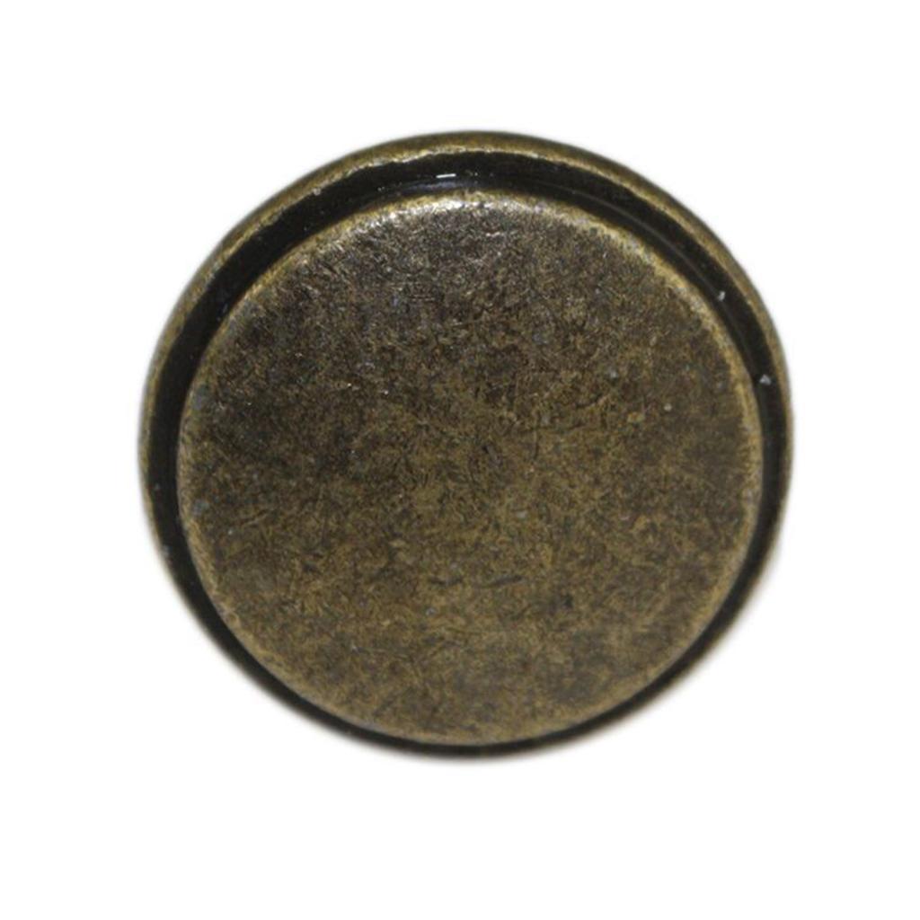 5Pcs Round Knob Door Closet Drawer Furniture Pull Handles