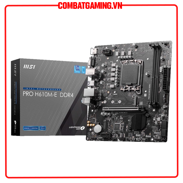 Bo Mạch Chủ MSI Pro H610M-E DDR4 - Hàng Chính Hãng