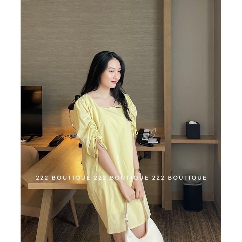 Váy suông inchoose tay bồng nhẹ