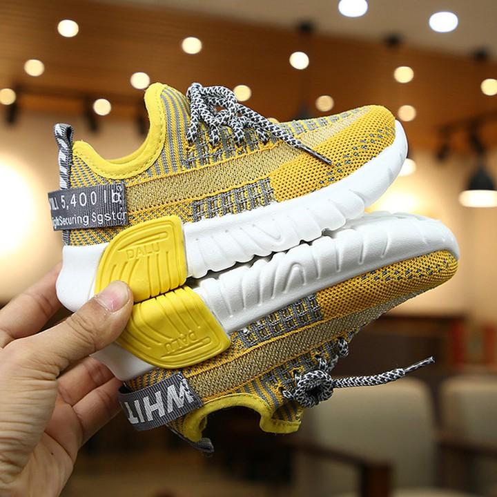 Giày Thể Thao Cho Bé Trai Và Bé Gái Cao Cấp Từ 2 - 16 Tuổi ,Giày Thoáng Khí,Mềm Mại ,Size 26-27