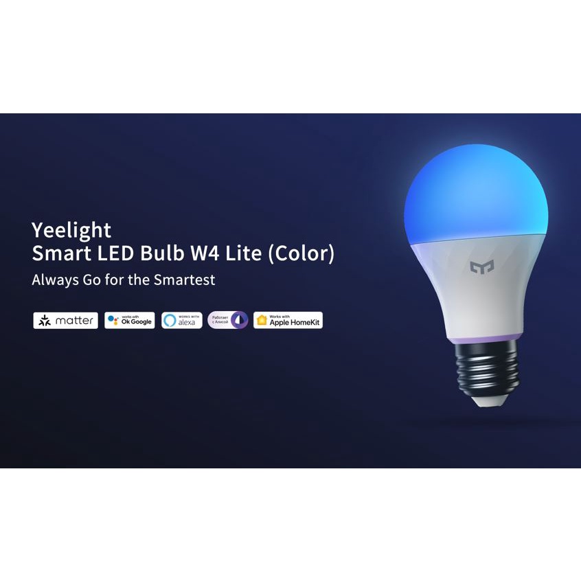 Hình ảnh Bóng đèn Led thông minh Yeelight Bulb W4 Lite 9W-RGB 16 triệu màu - Hỗ trợ Homekit, Razer Chroma