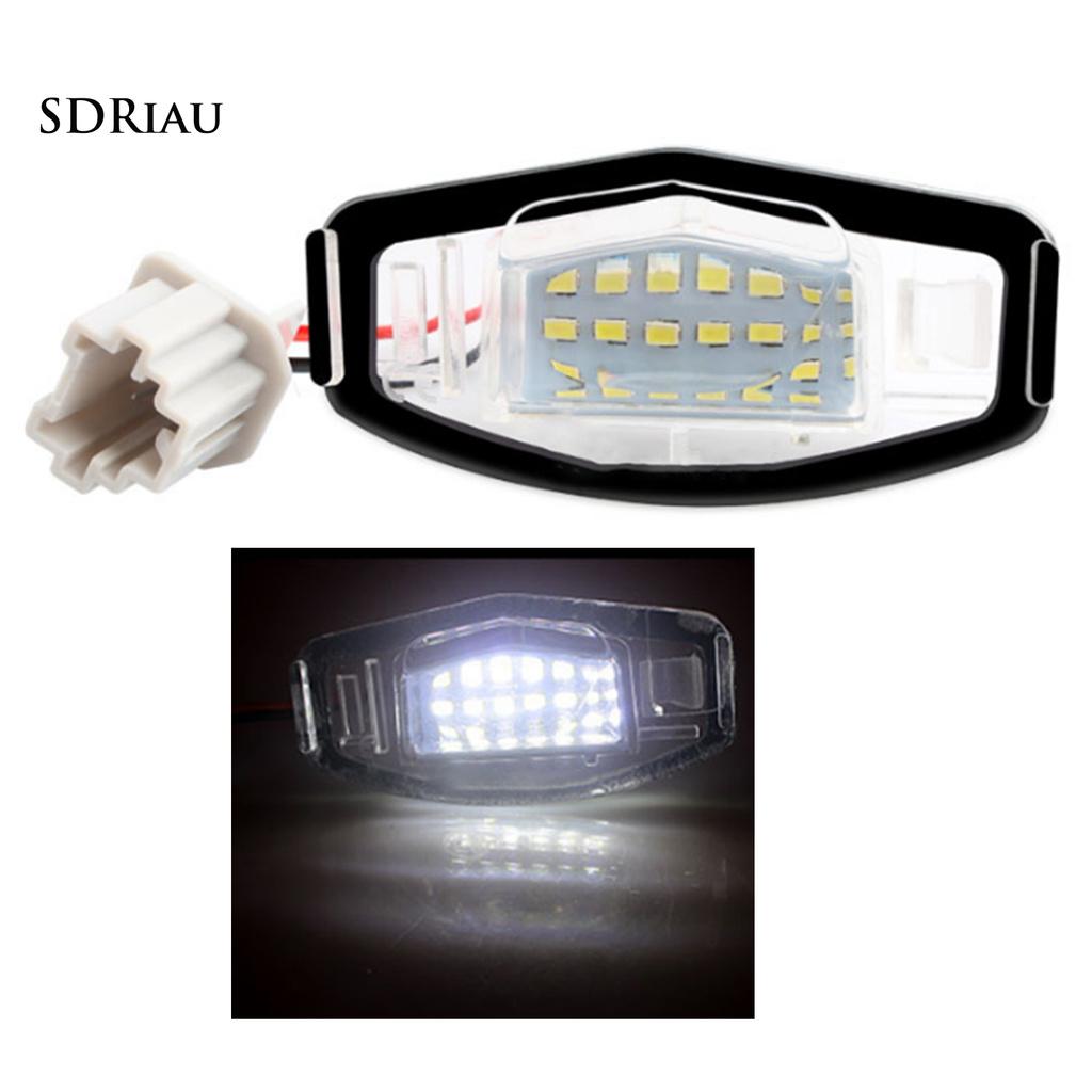 Set 2 Đèn Led 9 Smd 12v-30v Gắn Biển Số Xe Ô Tô Honda Civic