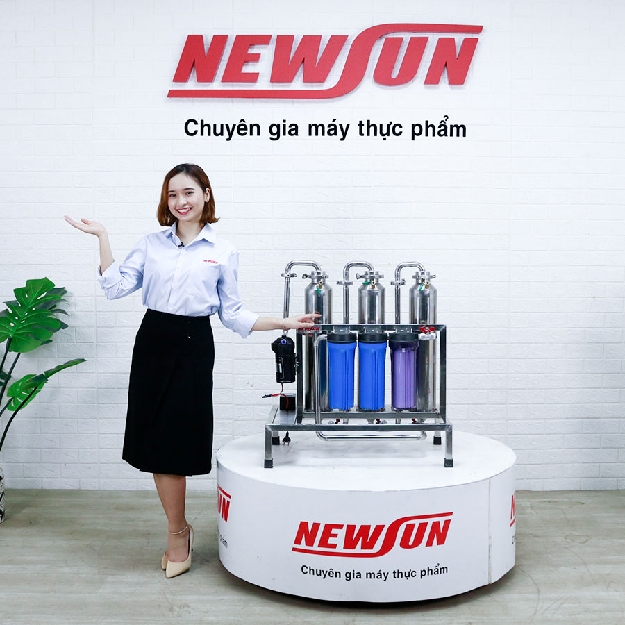 Máy lọc và khử độc tố methanol NEWSUN 50L/h lọc nhanh, thơm, ngon - Hàng chính hãng
