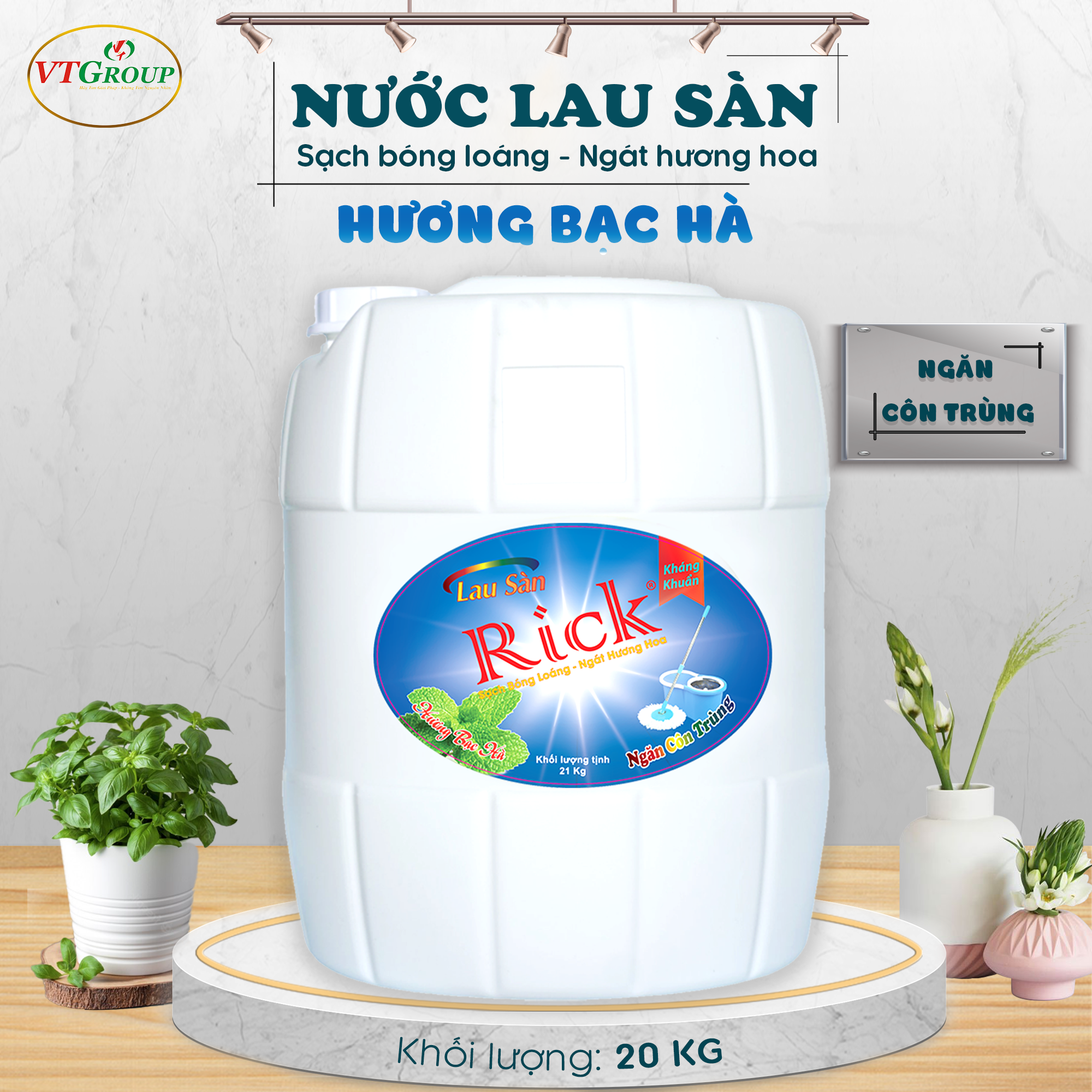 Nước lau sàn Rick 20kg