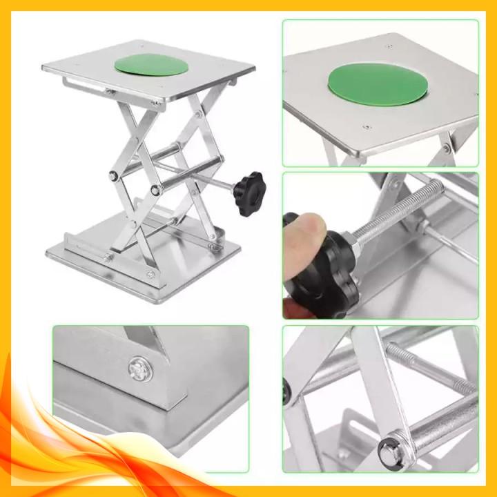 ️ Bàn nâng phòng thí nghiệm, bệ nâng, bệ nâng phòng thí nghiệm bằng thép không gỉ 304 Giá đỡ kéo để điều chỉnh độ cao