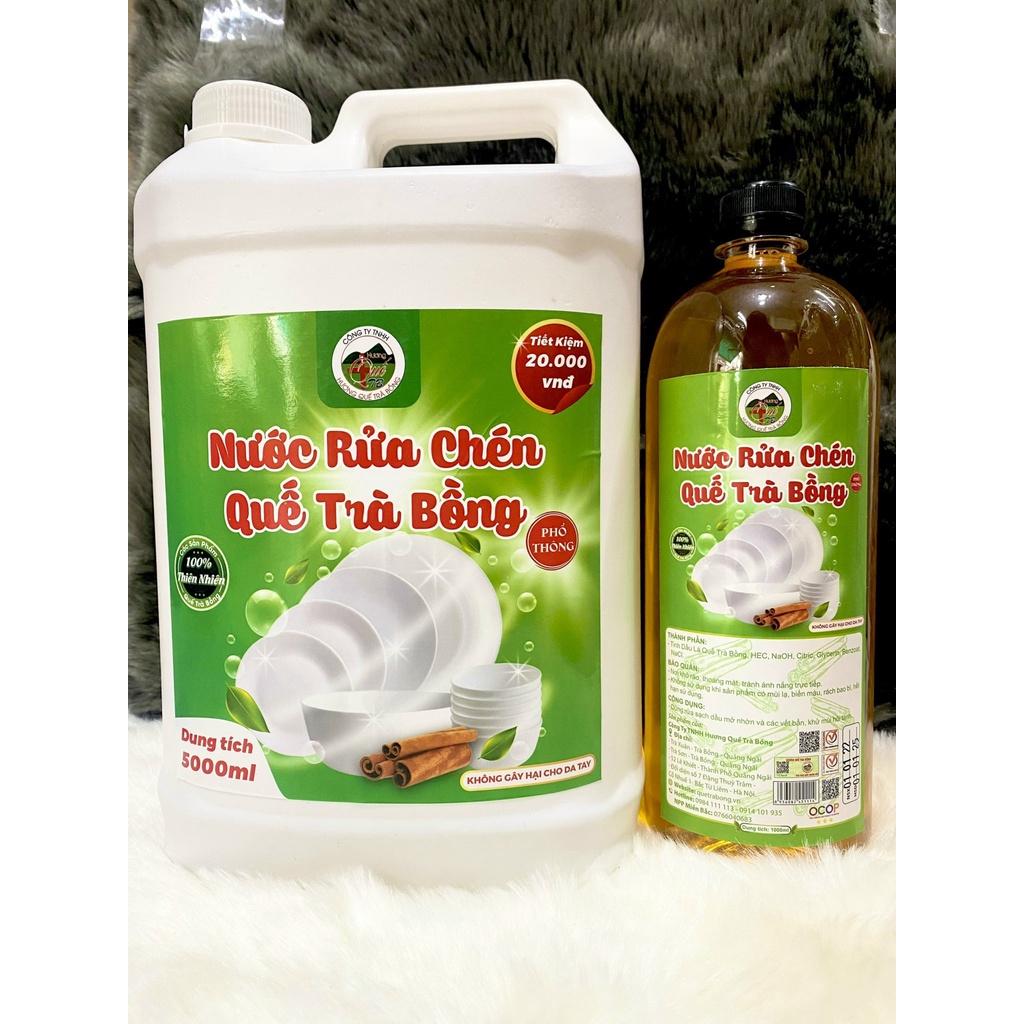 Rửa Chén Lá Quế Phổ Thông Đậm Đặc 5000ml