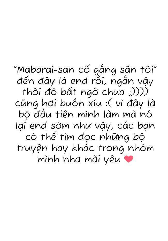 mabarai-san cố gắng săn tôi! chapter 16 18