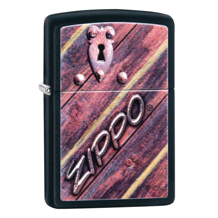 Bật Lửa Zippo 29986 – Zippo Lock Design Black Matte