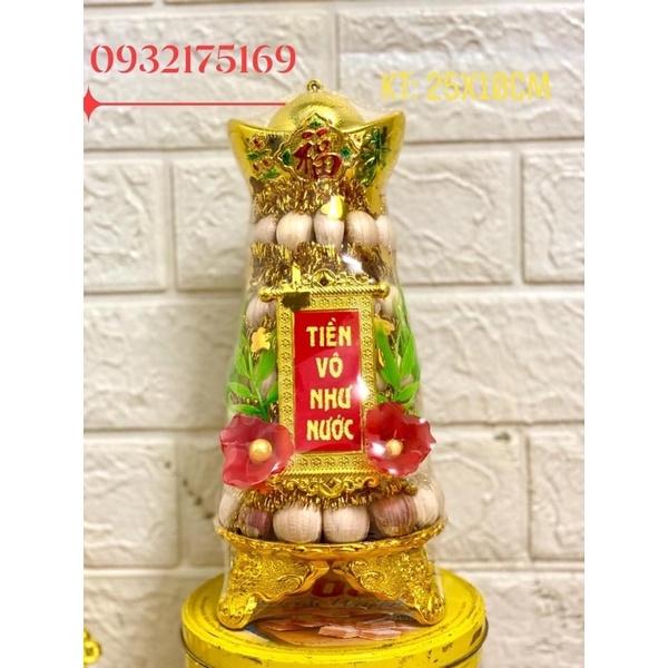 Tháp tỏi 5 tầng tỏi