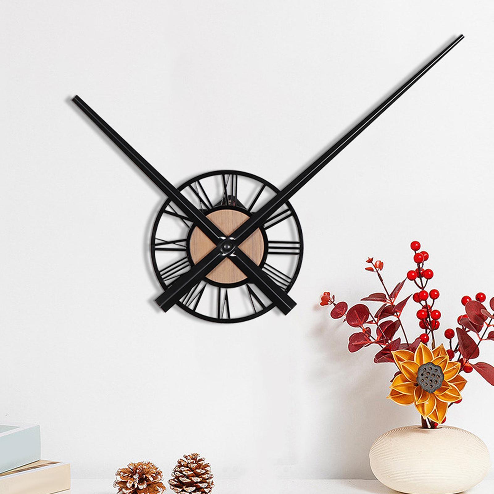 Decorative Wall Clock Analog Clock 12 inch Silent Wall Watch Round Decor Roman Numeral Clock Hanging Clock for Farmhouse Office Indoor Home