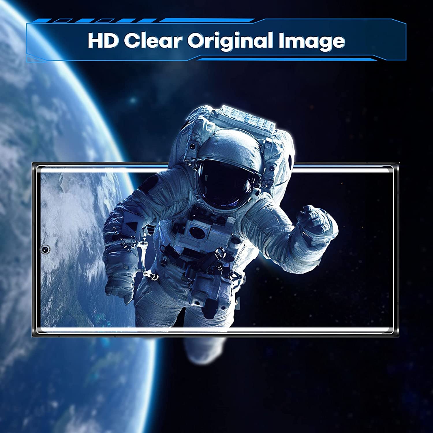 Miếng dán kính cường lực 3D cho Samsung Galaxy S23 / Galaxy S23 Ultra / Galaxy S23 Plus / Galaxy S23+ hiệu Kuzoom Protective Glass - mỏng 0.3mm, vát cạnh 2.5D, độ cứng 9H, viền cứng mỏng - Hàng nhập khẩu