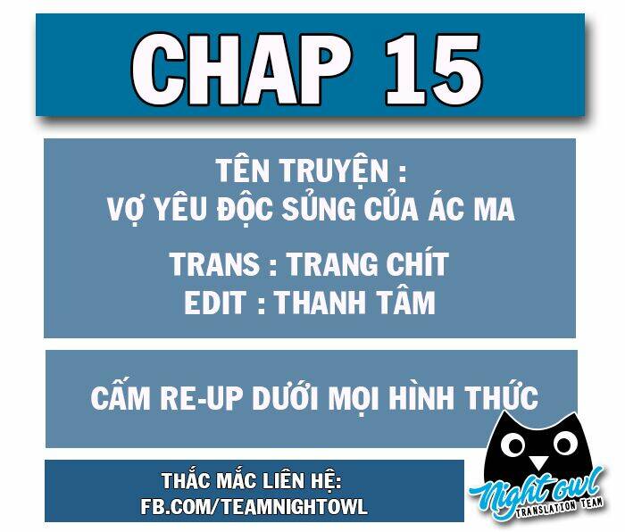 ác ma đích độc sủng điềm thê chapter 15 1