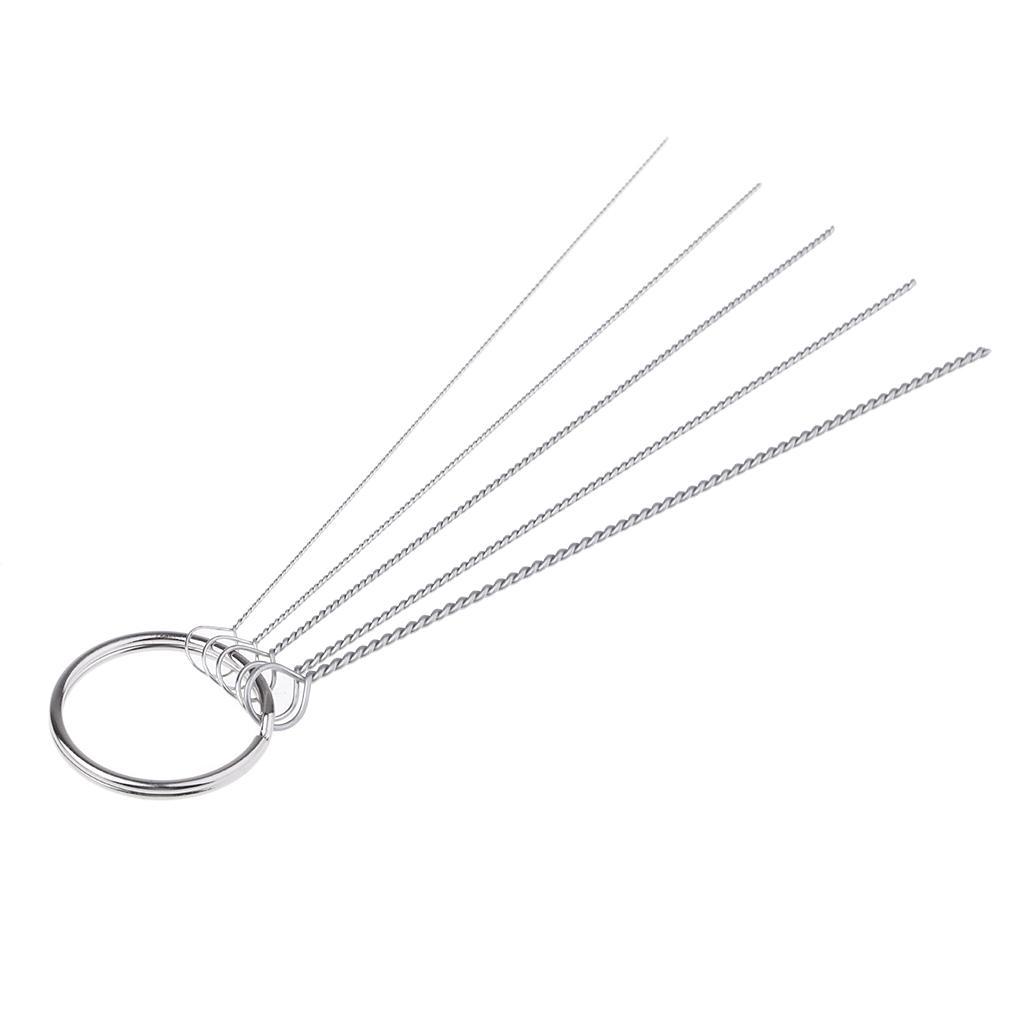 5 Pieces/set 5 Sizes Airbrush Spray Cleaning Needle Kit Airbrush Cleaning Tools