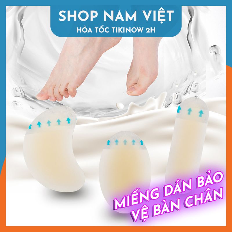 Set 3 Miếng Dán Silicon Bảo Vệ Bàn Chân, Gót Chân Khi Mang Giày