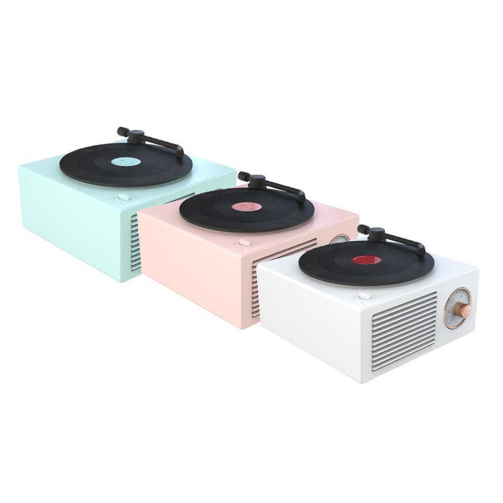 Multifunction Audio WirelESS Turntable Bluetooth White