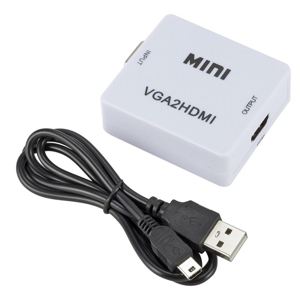 Đầu chuyển đổi VGA sang HDMI 1080P 2HDMI tiện dụng cho Notebook PC HDTV máy chiếu TV