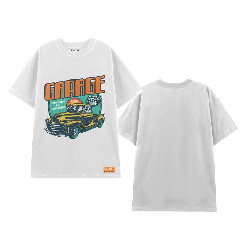 Áo thun nam local brand 100% cotton form rộng tay lỡ Gamtee AT015 co giãn thoáng mát