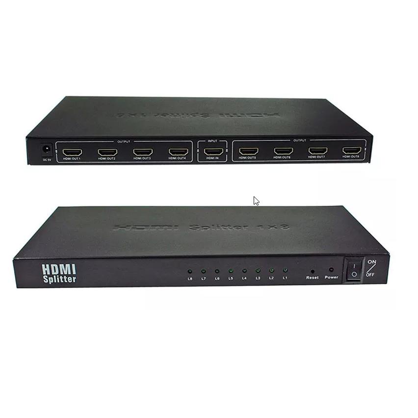 Bộ chia cổng HDMI từ 1 ra 8 hỗ trợ chất lượng FullHD /3D