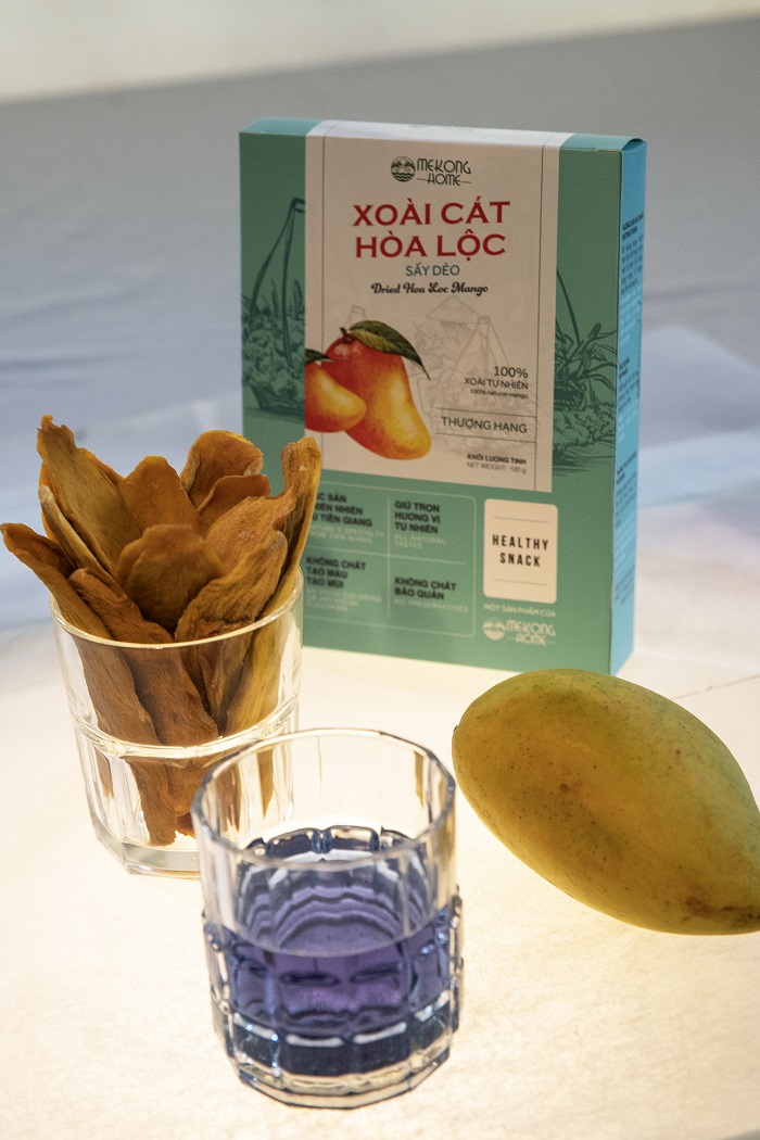 Xoài Cát Hòa Lộc Sấy Dẻo - 100 GRAM - MEKONG HOME