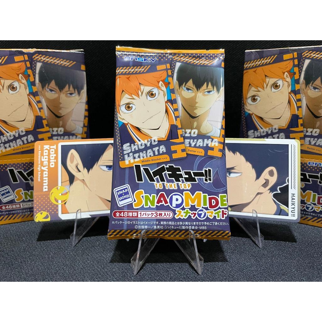 Bộ Thẻ Sưu Tập Nhân Vật Haikyu - Thẻ Snapmide Vol.1 - Ensky HK-SC01 (3 Cards Ngẫu Nhiên/Túi)