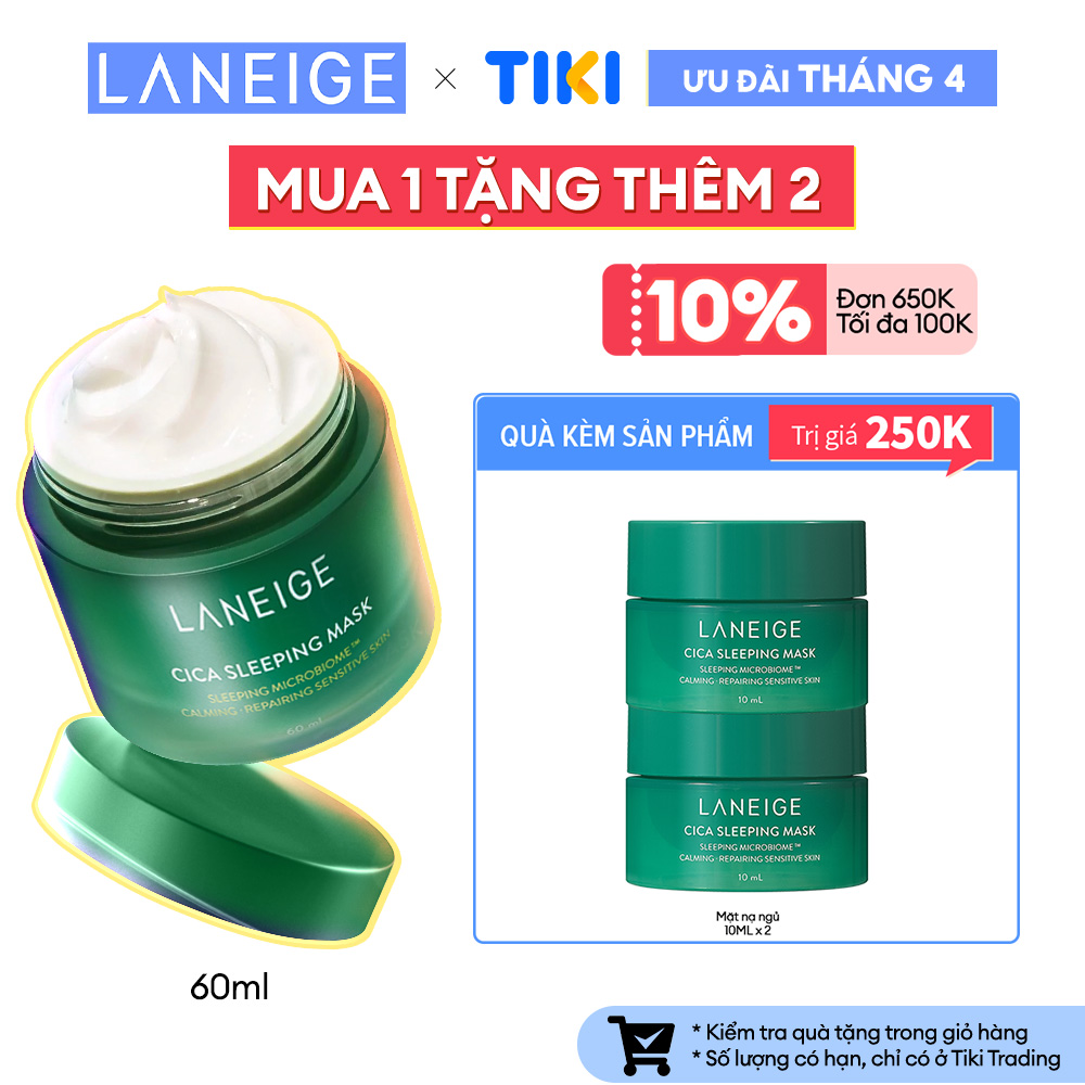 Mặt Nạ Ngủ Phục Hồi Laneige Cica Sleeping Mask EX