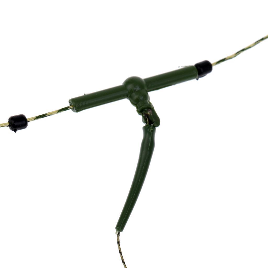 Carp Fishing Feeder Fishing Baits Cage Hook Rig Set with Lead Sinker Terminal Tackle