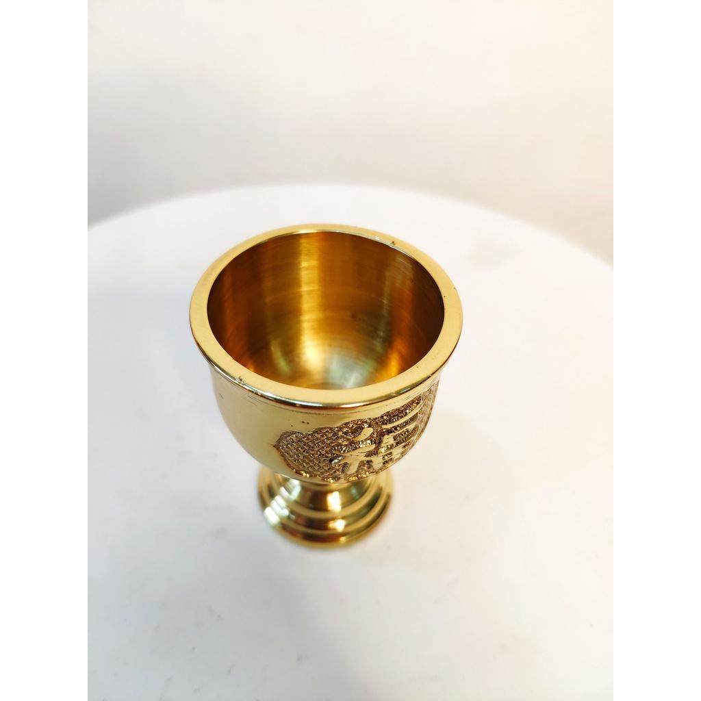 CHÉN THỜ BẰNG ĐỒNG THAU VÀNG