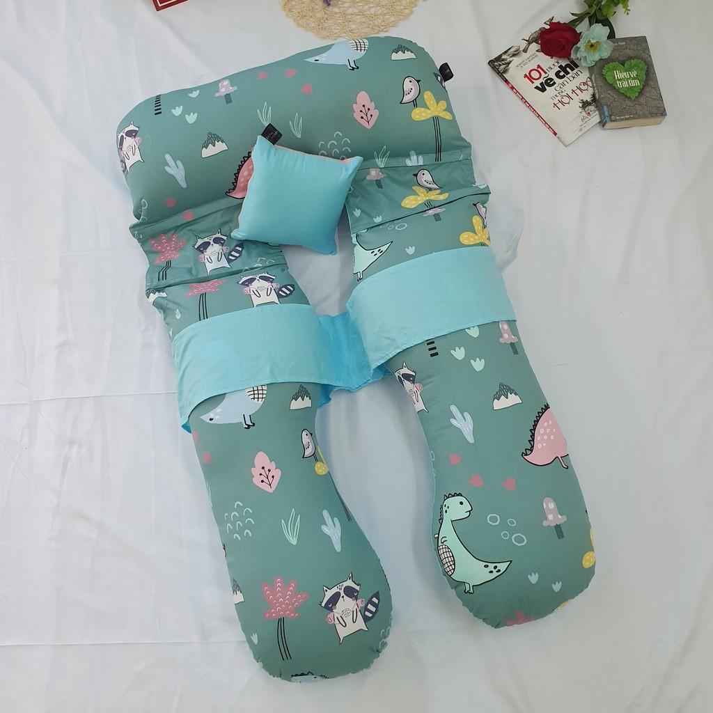 GỐI ÔM CHỮ U BÀ BẦU Tặng kèm gối Chặn