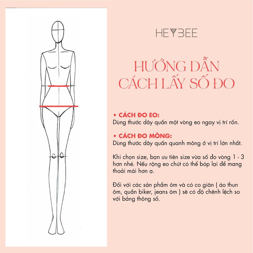 Quần váy HEYBEE phom dáng chữ A ngắn - Có lót quần bên trong - DELLA SKORT HT715