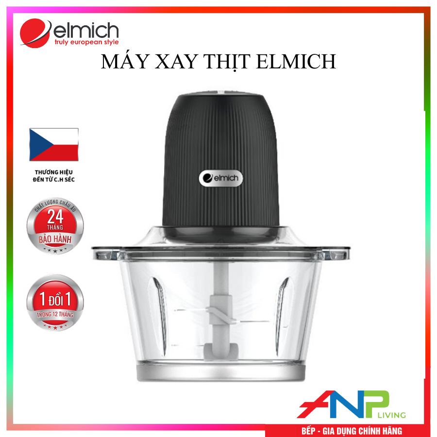 Máy xay thịt đa năng Elmich EDA-0806 / EDA-0829 (Cối Thủy Tinh - Công suất 350W) - Hàng Chính Hãng